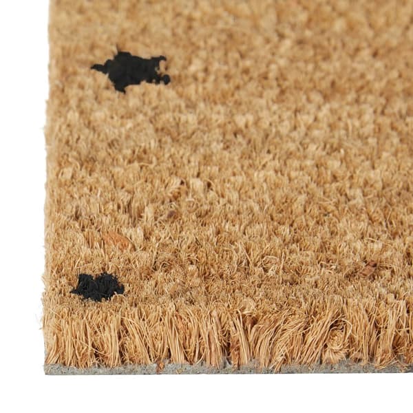 Dørmatte kokosfiber med stjernemotiv