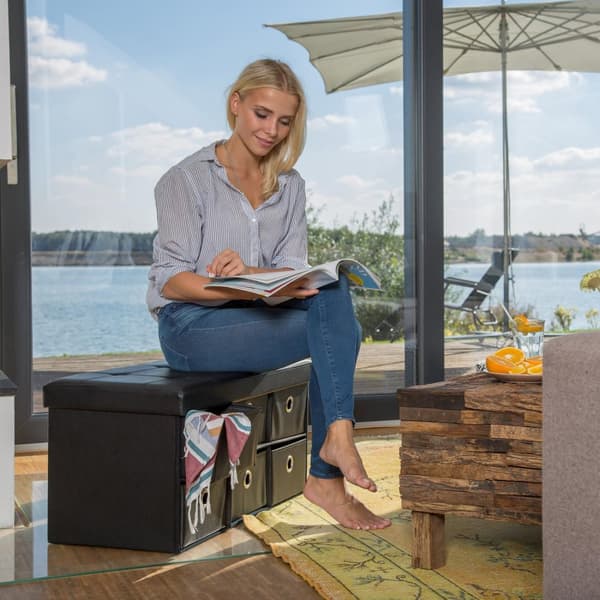 Bænk med opbevaring