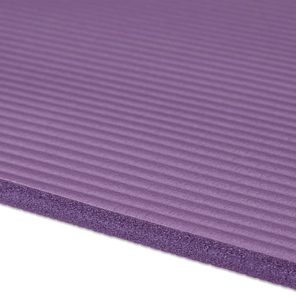 Yogamåtte 1 cm tyk ensfarvet