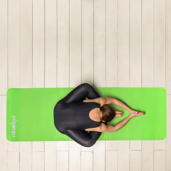 Yogamatte 1 cm tykk ensfarget