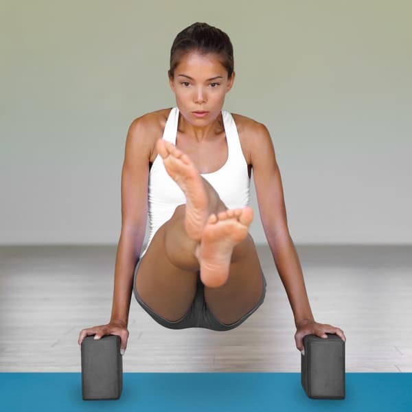 Yogamatte 1 cm tykk ensfarget