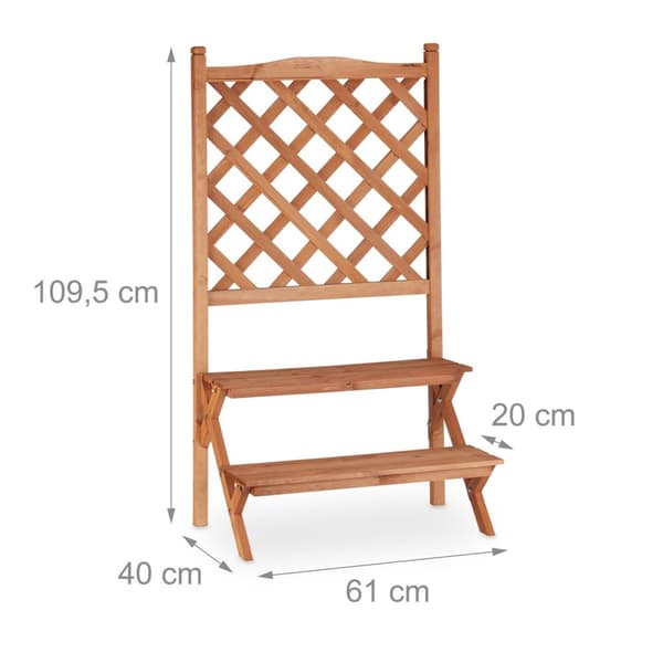 Blomstertrapp med espalier