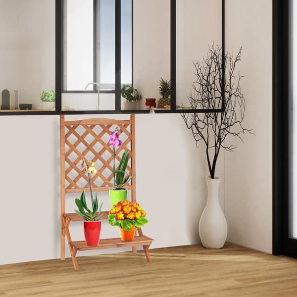 Blomstertrapp med espalier