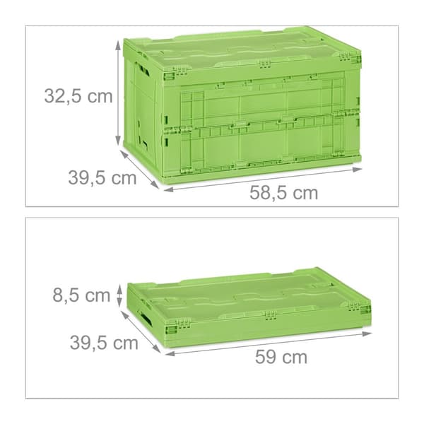 Transportkasse 60 liter med lokk