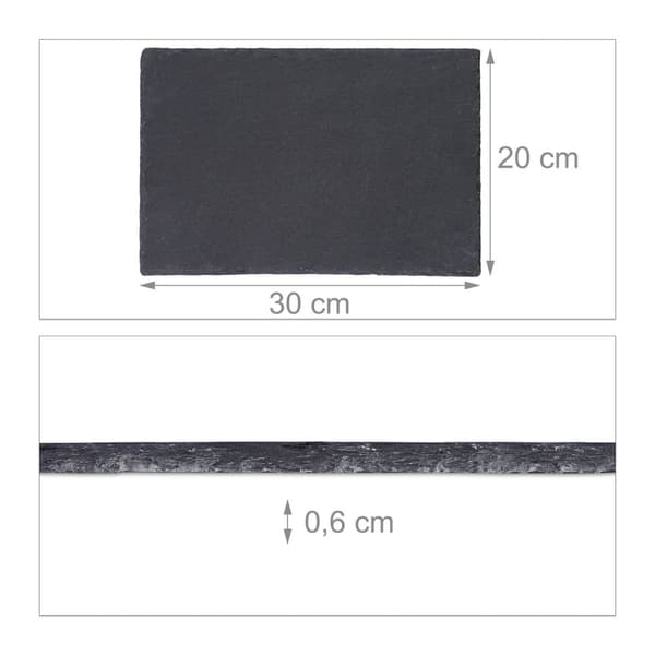 Skifermatte 30x20cm