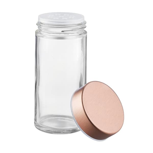 Krydderihylde med 12 stk. glas krukker