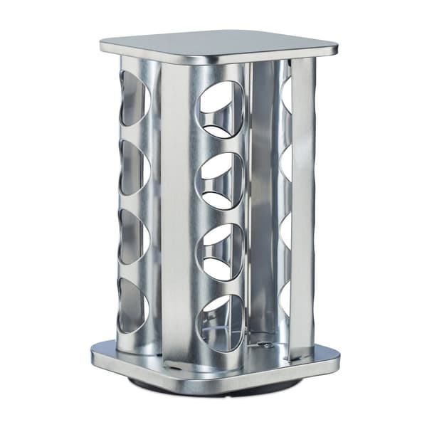 Krydderihylde med 16 stk. glas krukker