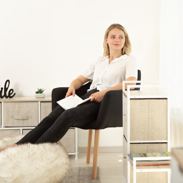 Hyllesystem forskjellige varianter beige