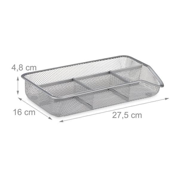 Skrivebordsoppbevaring 4 hyller Flat