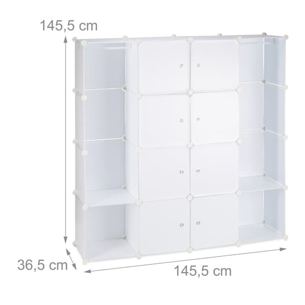 Innsatssystem for garderobe 12 rom
