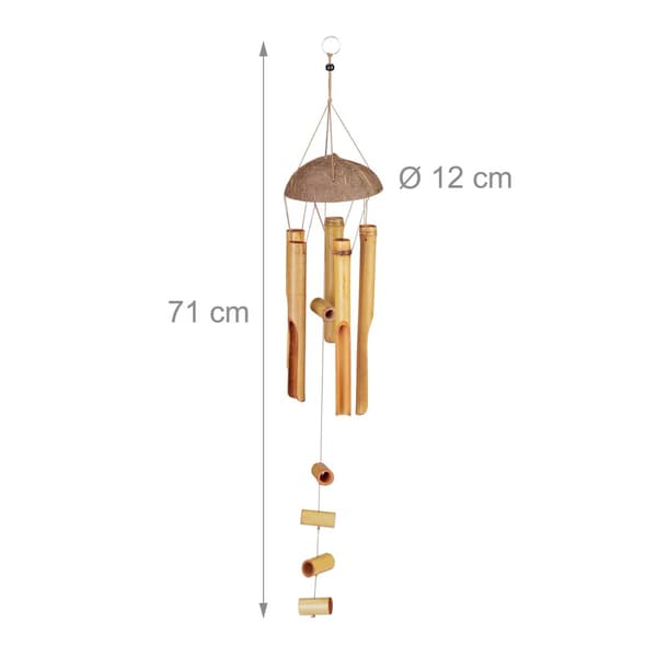 Bamboo XL vindklokke