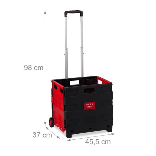 Sammenleggbar handlekurv