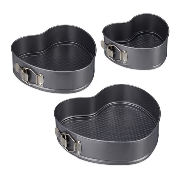 Bakform med hjärta set om 3