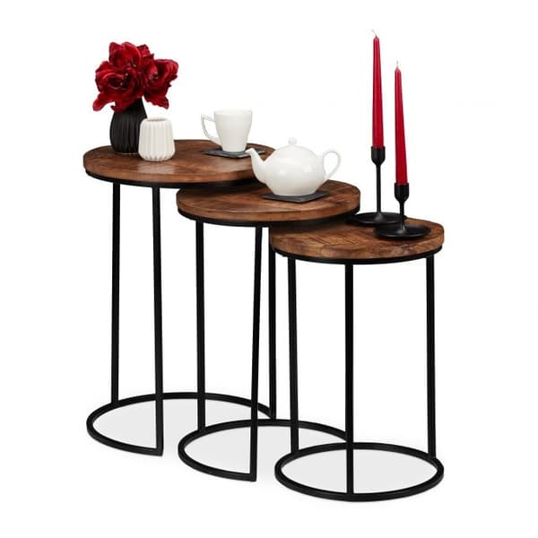 Sidebord sett med 3 stk