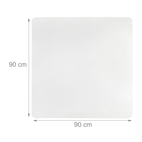 Transparent gulvbelegg kontorstol