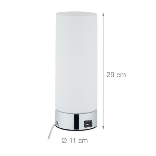 Dimbar bordslampa med USB