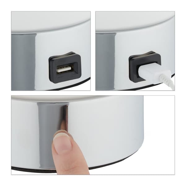 Dimbar bordslampa med USB