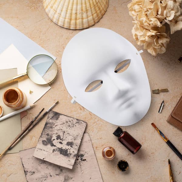 Hvid maske sæt med 20 stk