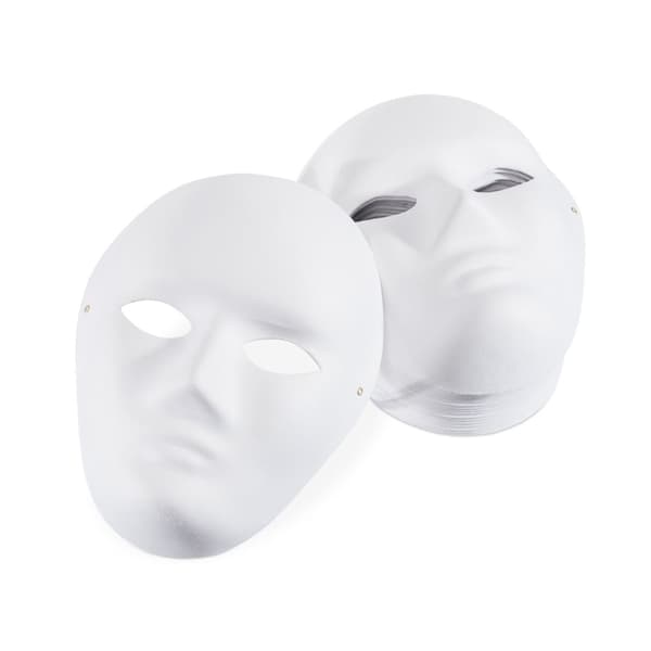 Hvid maske sæt med 20 stk