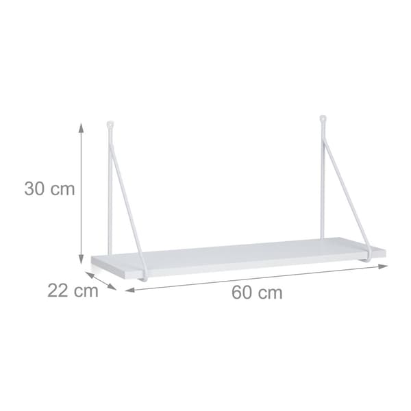 Væghylde 60 cm
