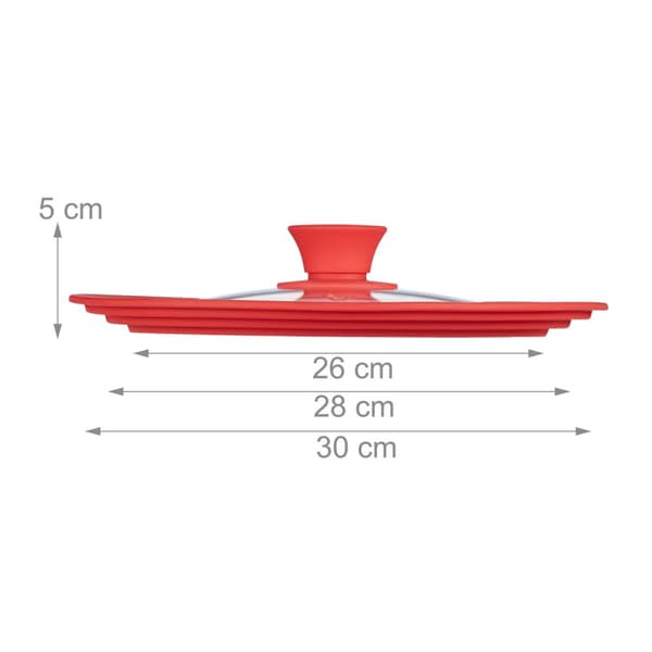 Grytlock 26-30 cm med silikon