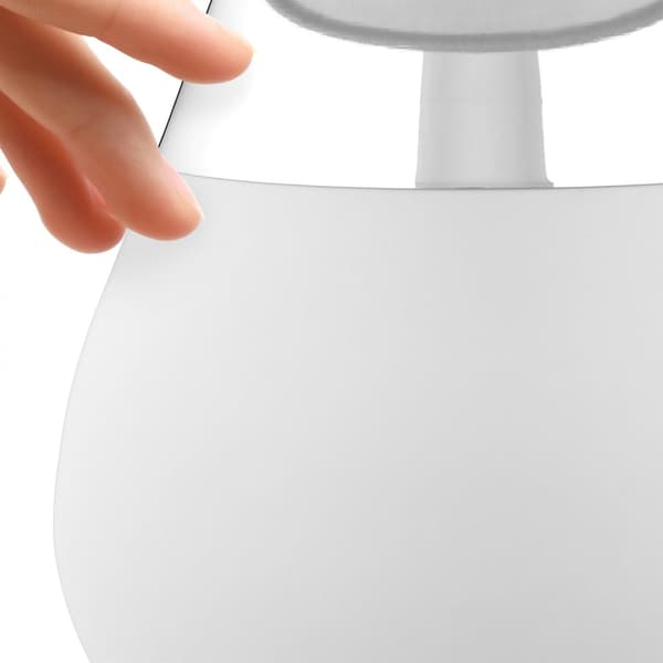 Sengelampe med touch funktion, oval