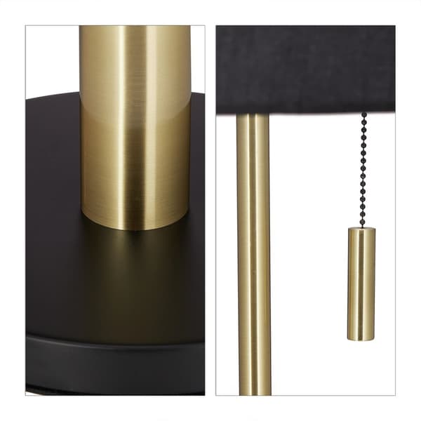 Golvlampa svart