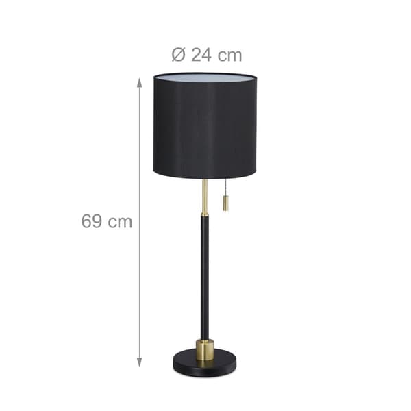 Bordslampa med dragströmbrytare