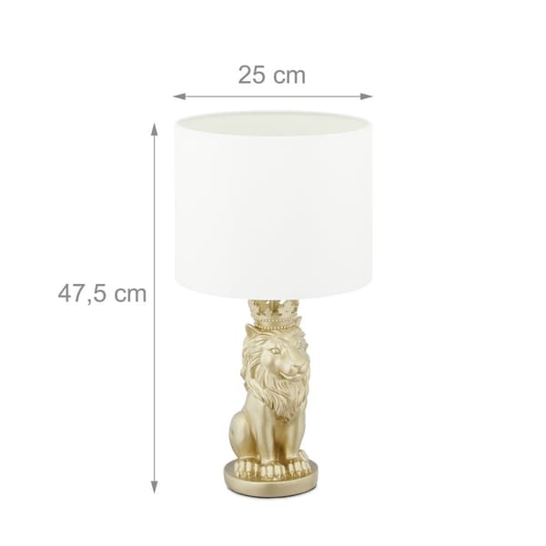 Bordslampa lejon