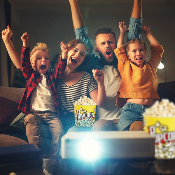 Genanvendeligt popcornspandsæt med 6 stk