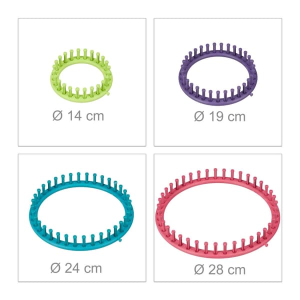 Stickringar set om 6