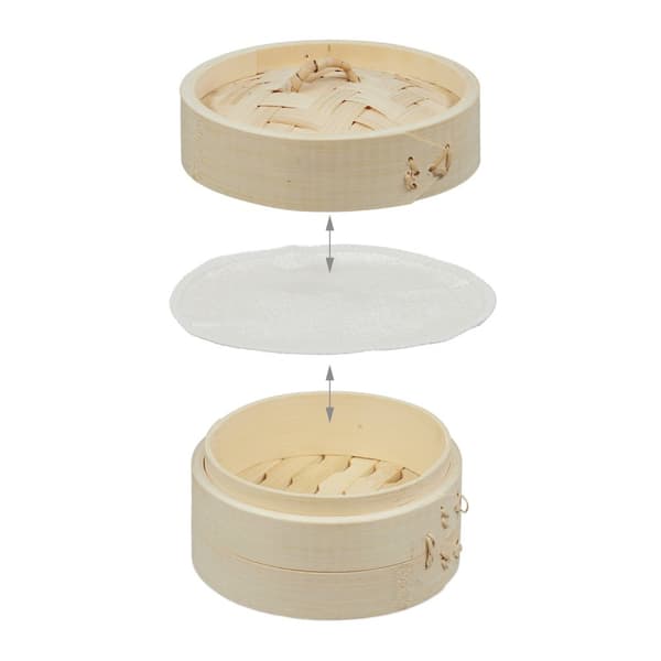 Bambusdamper 13,5 cm sæt med 3 stk