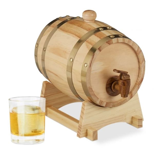 Træ whisky tønde 1,25 l