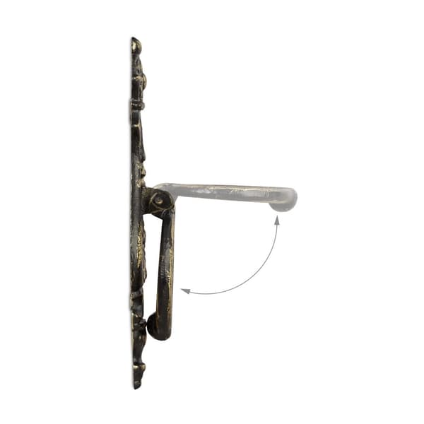 Bronzefarvet dørhammer