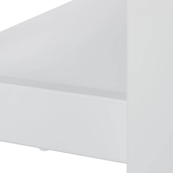 Vitt hörnskrivbord
