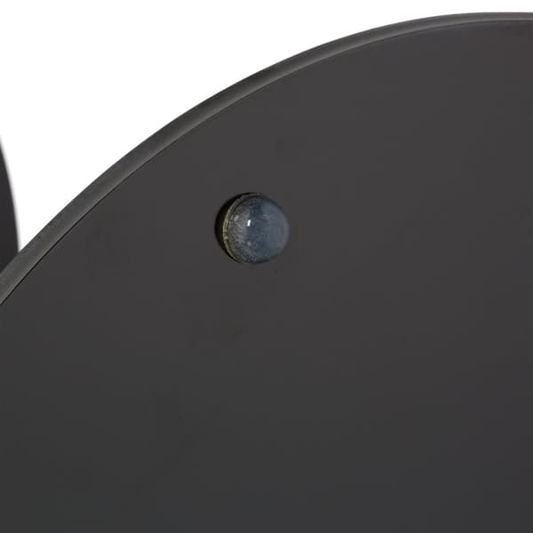 Sidebord i sort glas