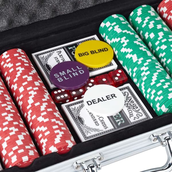 Pokerbag med 500 sjetonger
