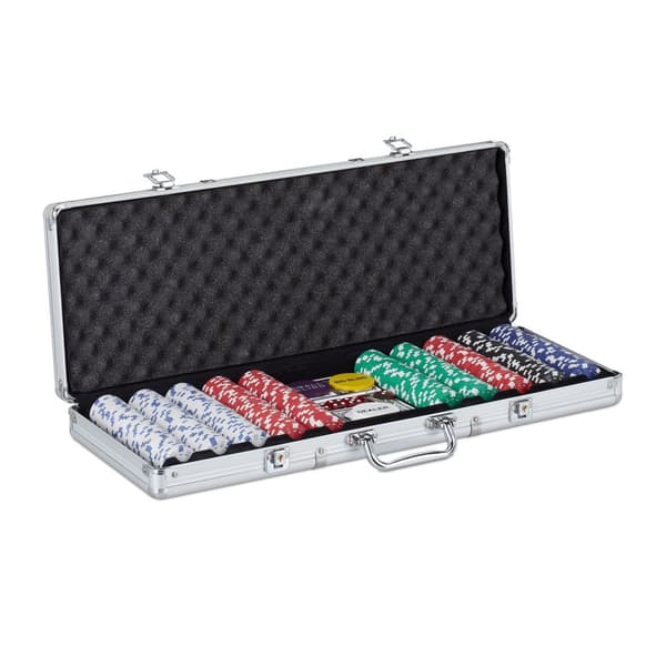 Pokerbag med 500 sjetonger