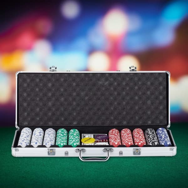 Pokerbag med 500 sjetonger