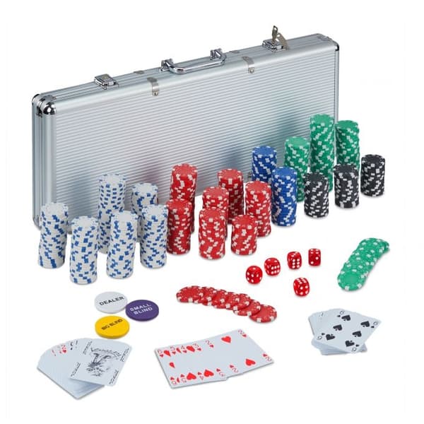 Pokerbag med 500 sjetonger