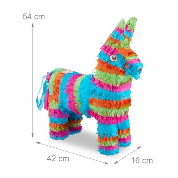 Pinata esel flerfarget