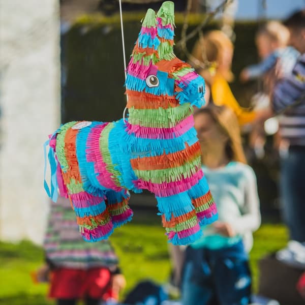 Pinata esel flerfarget