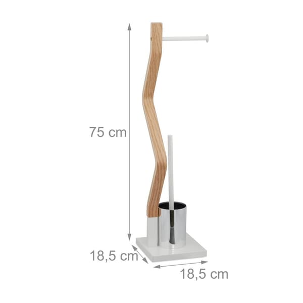 WC-stol stående vit