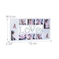 Miniatyrbilde 3 av 5: Collageramme LOVE for 10 bilder