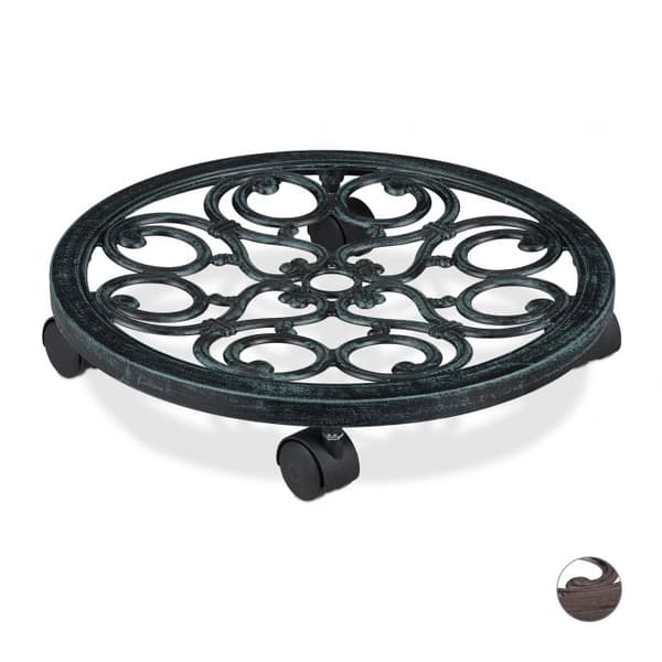 Rund rulleplate for potteplanter