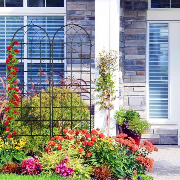 Trellis sett med 2 i landlig stil