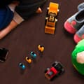 Miniatyrbild 3 av 7: Golvskyddsmatta i trälook Set om 9