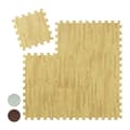 Miniatyrbild 1 av 7: Golvskyddsmatta i trälook Set om 9