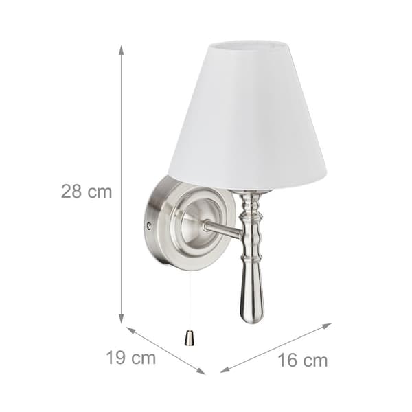 Vägglampa med skärm