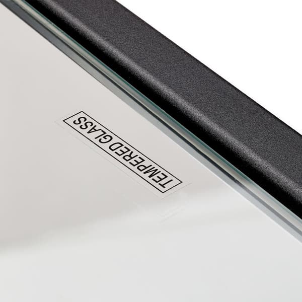 Konsolbord med glashylde